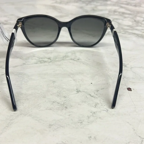 Salvatore Ferragamo Women's Black Cat Eye Sunglasses SF1073S001 Italy - Picture 4 of 5